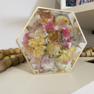 Eternização de Flores - Hexagono