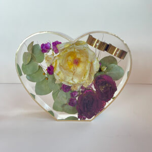 Eternização de Flores - Coração